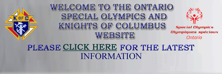 K of C Special Olympics Web Page